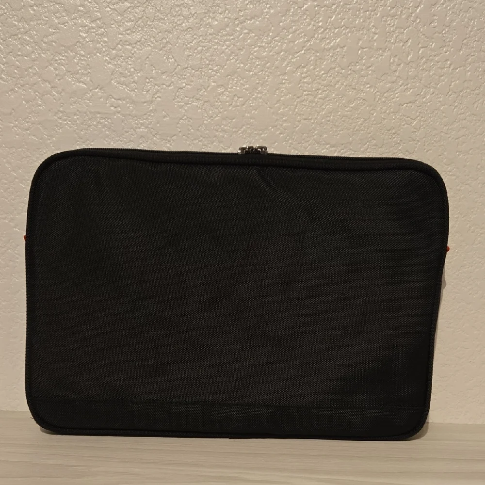 Wenger Black Laptop Sleeve with Red Accent